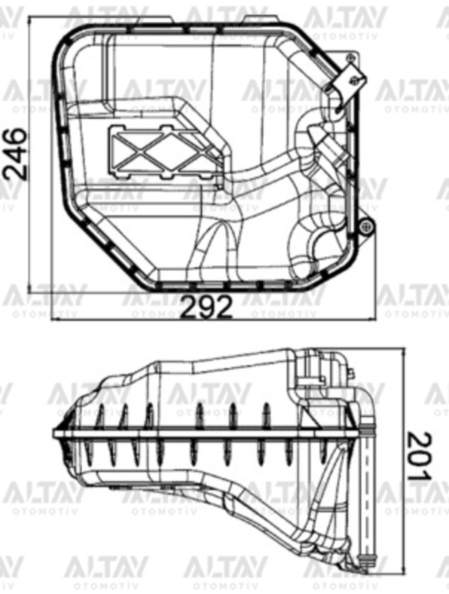 Audi Q7 Genleşme Tankı 2007-2015 Audi Q7 Genleşme Tankı 2007-2015